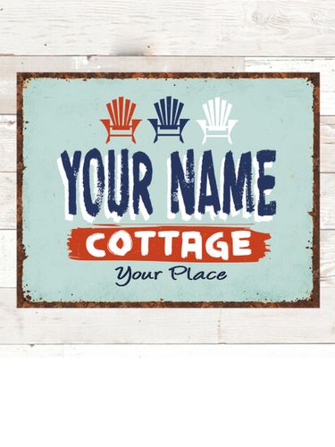 Cottage : Tin Signs