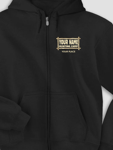 Vintage Hunting Camp : Embroidered Zip Hoodies