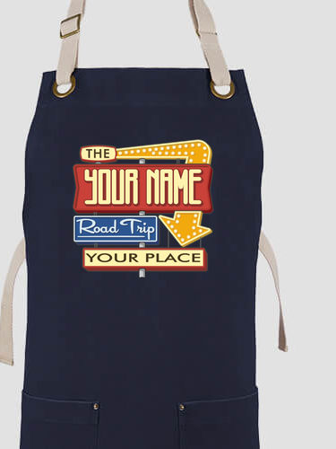 Road Trip : Printed Canvas Work Aprons