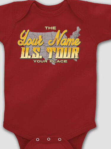 U.S. Tour : Printed Baby Bodysuits