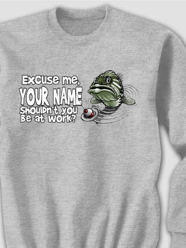 Excuse Me Fish : Printed Sweatshirts