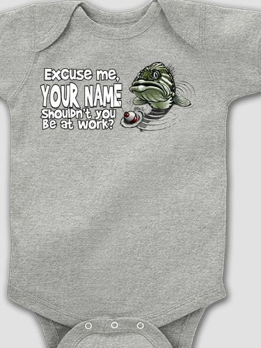 Excuse Me Fish : Printed Baby Bodysuits