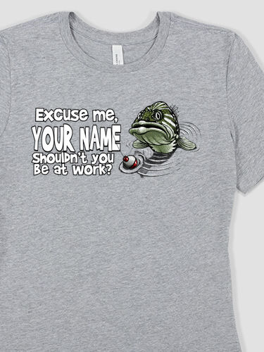 Excuse Me Fish : Premium Ladies T-Shirts