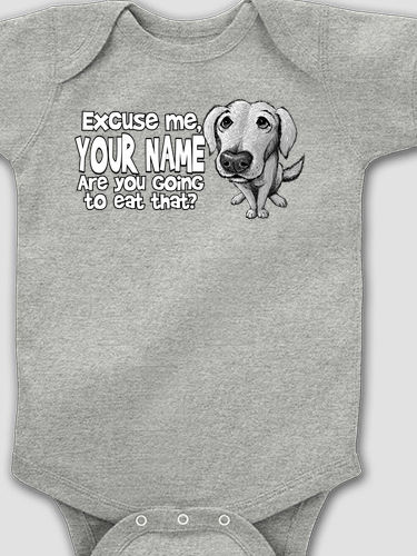Excuse Me Dog : Printed Baby Bodysuits