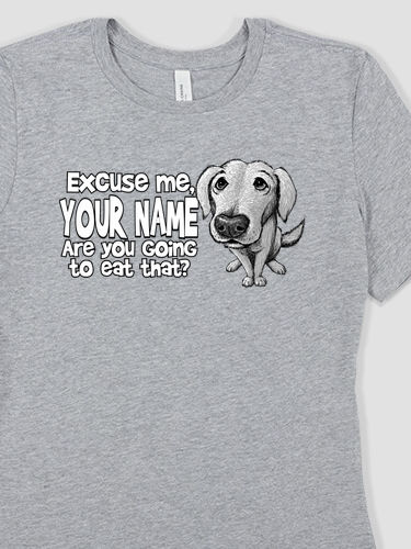 Excuse Me Dog : Premium Ladies T-Shirts