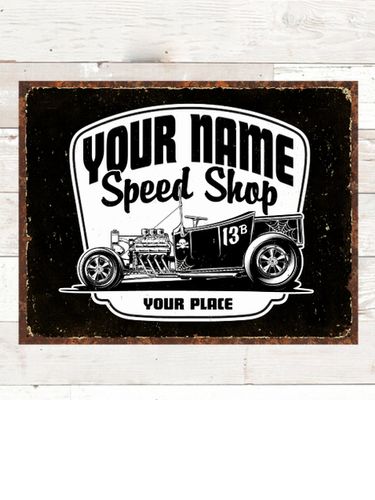 Speed Shop : Tin Signs