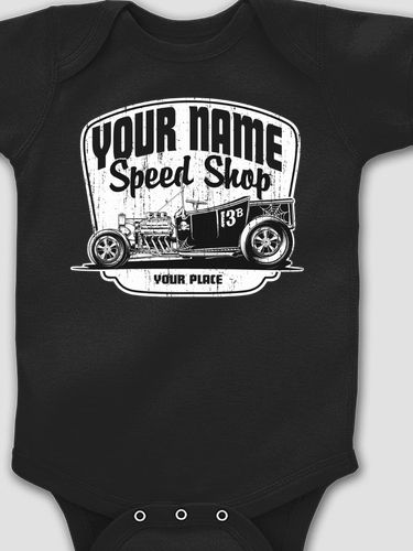 Speed Shop : Printed Baby Bodysuits