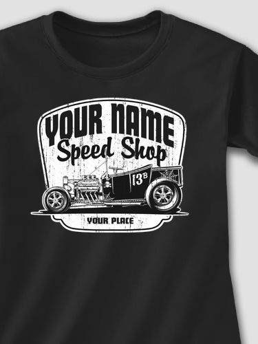 Speed Shop : Adult Ladies Fitted T-Shirt