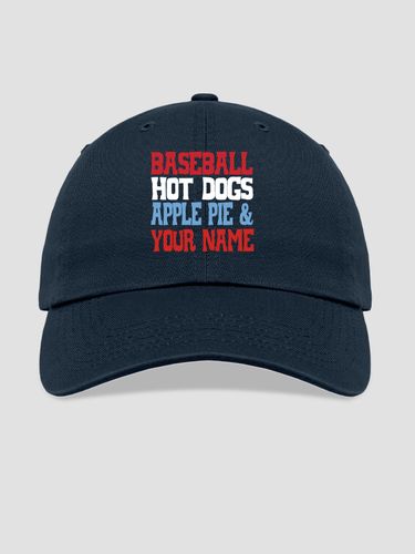 Americana : Embroidered Baseball Hats