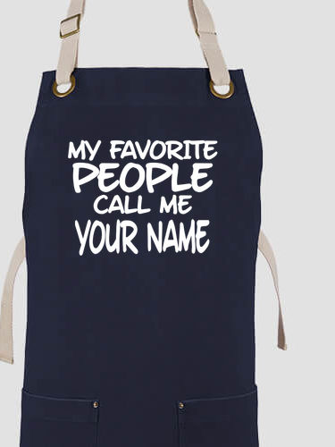 Favorite People : Printed Canvas Work Aprons