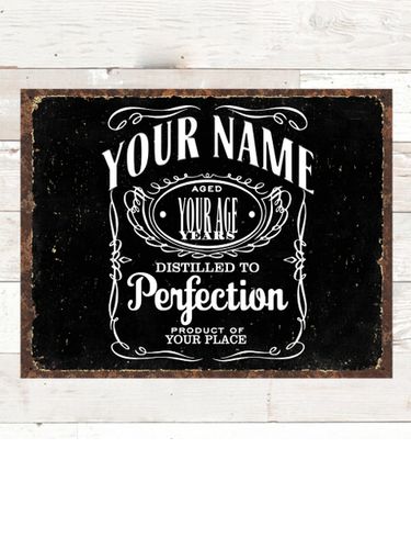 Distilled to Perfection : Tin Signs