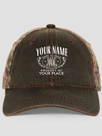 Distilled to Perfection : Embroidered 2-Tone Camo Hats