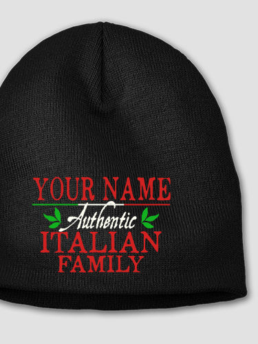 Italian Family : Embroidered Beanies