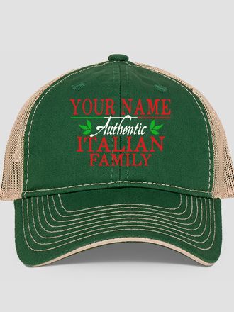 Italian Family : Embroidered Trucker Hats