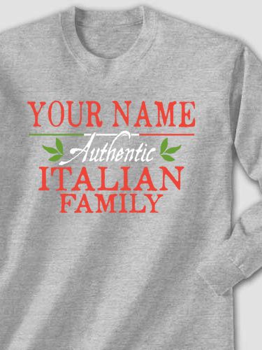Italian Family : Printed Long Sleeves