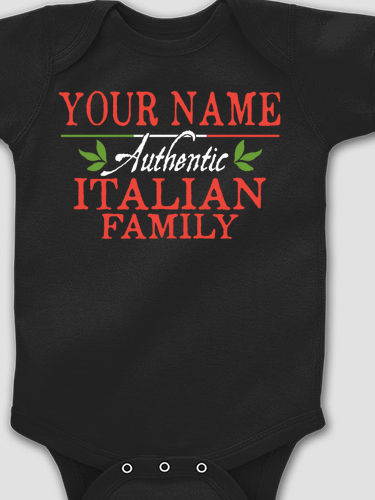 Italian Family : Printed Baby Bodysuits