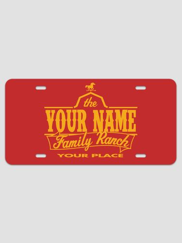 Family Ranch : License Plates