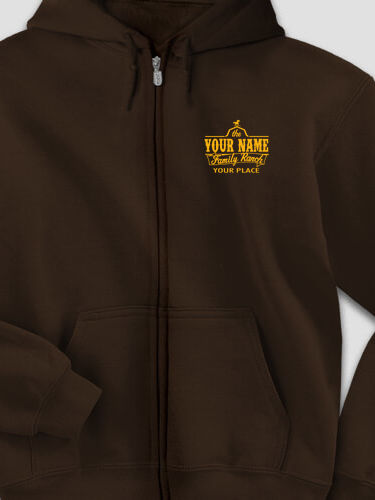 Family Ranch : Embroidered Zip Hoodies