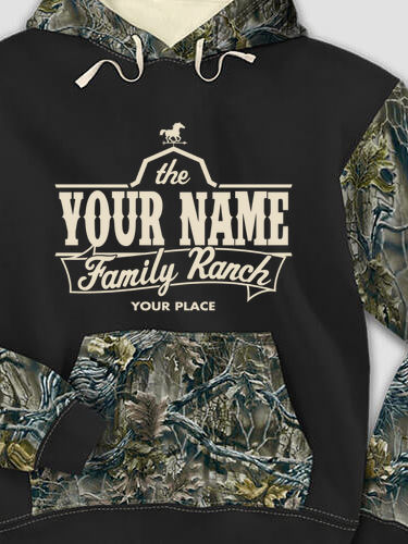 Family Ranch : Printed 2-Tone Camo Hoodies