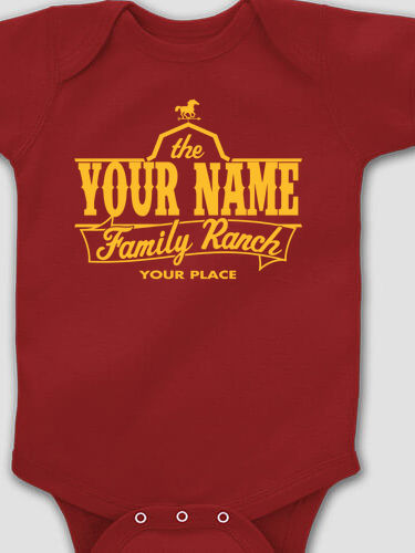 Family Ranch : Printed Baby Bodysuits