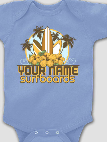 Surfboards : Printed Baby Bodysuits