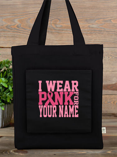 I Wear Pink : Canvas Totes