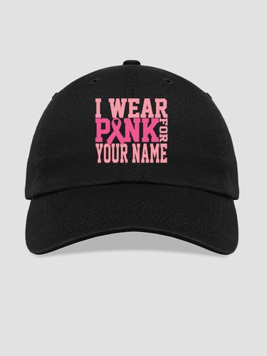 I Wear Pink : Embroidered Baseball Hats