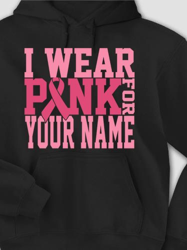 I Wear Pink : Printed Hoodies