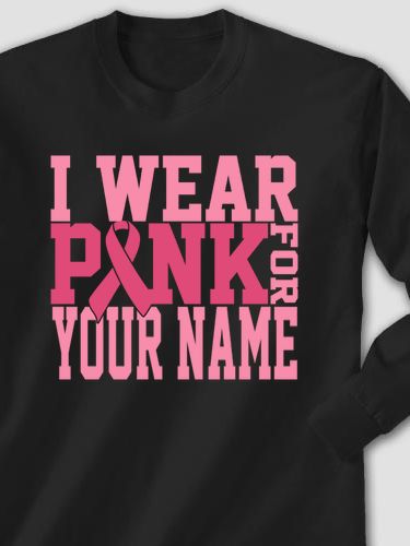 I Wear Pink : Printed Long Sleeves