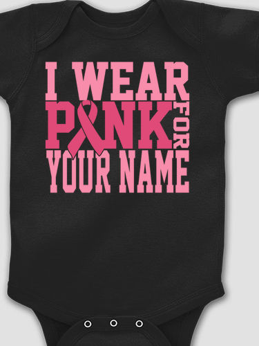I Wear Pink : Printed Baby Bodysuits