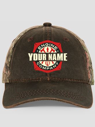 Engine Company : Embroidered 2-Tone Camo Hats