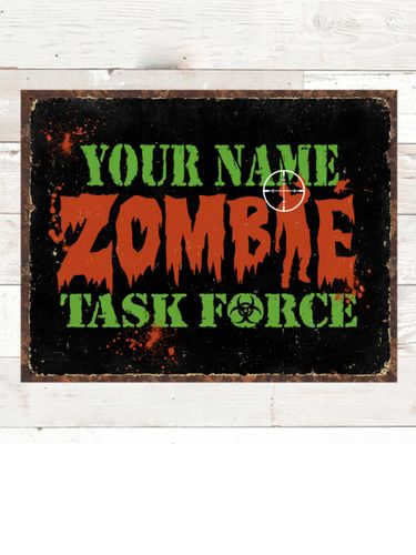 Zombie Task Force : Tin Signs