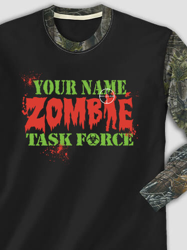 Zombie Task Force : Printed 2-Tone Camo Long Sleeves