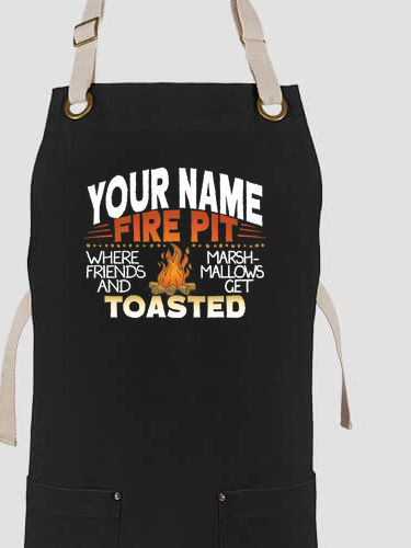 Fire Pit : Printed Canvas Work Aprons