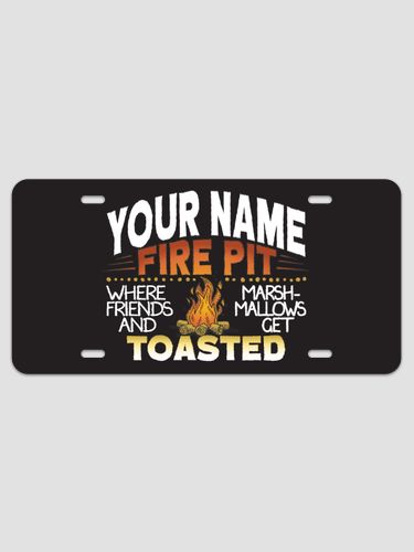 Fire Pit : License Plates