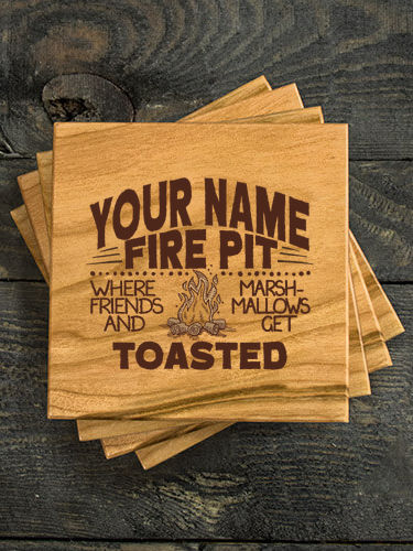Fire Pit : Coasters - Engraved