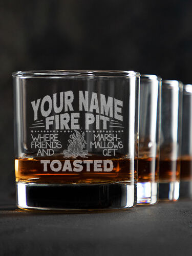 Fire Pit : Rocks Glasses - Engraved