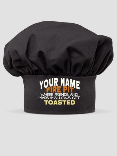 Fire Pit : Embroidered Chef Hat