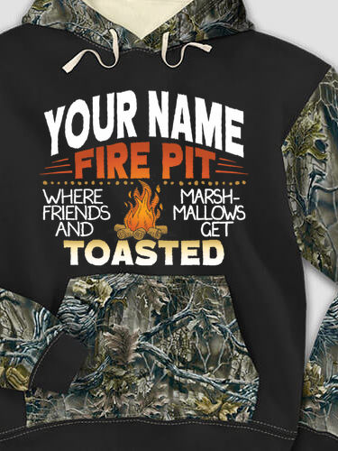 Fire Pit : Printed 2-Tone Camo Hoodies