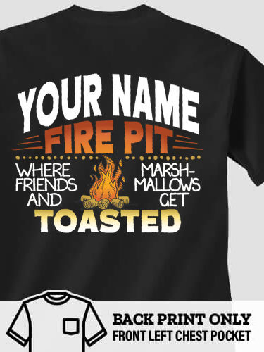 Fire Pit : Printed Pocket T-Shirts