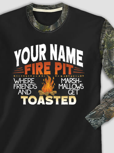 Fire Pit : Printed 2-Tone Camo Long Sleeves