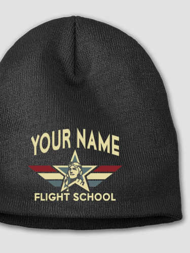 Flight School : Embroidered Beanies