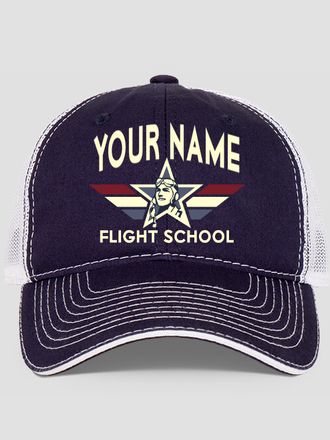 Flight School : Embroidered Trucker Hats