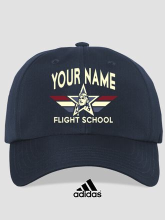 Flight School : Embroidered Adidas&reg; Hats