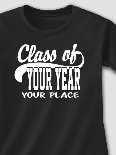Class Of : Adult Ladies Fitted T-Shirt