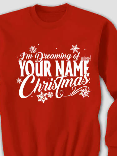 Dreaming Of Christmas : Printed Sweatshirts