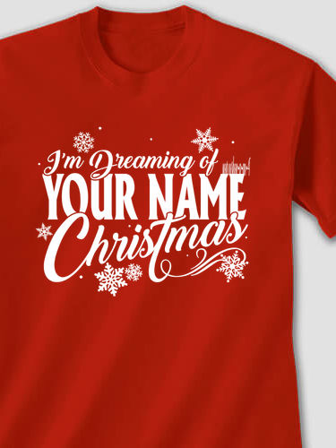 Dreaming Of Christmas : Printed T-Shirts