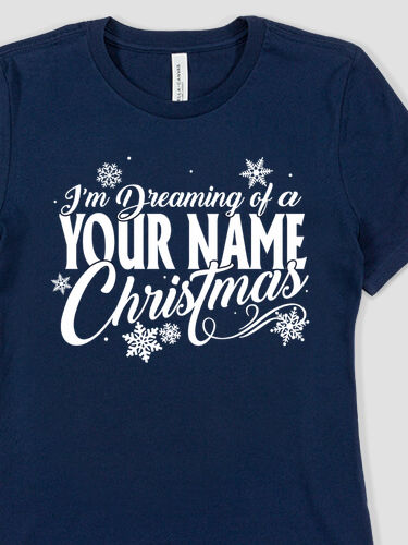 Dreaming Of Christmas : Premium Ladies T-Shirts