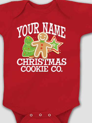Christmas Cookie Company : Printed Baby Bodysuits