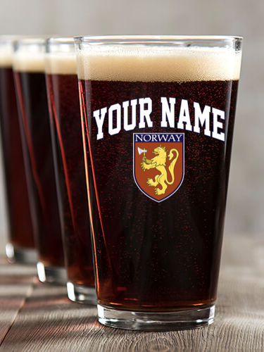 Norwegian Shield : Pint Glasses - Color Printed